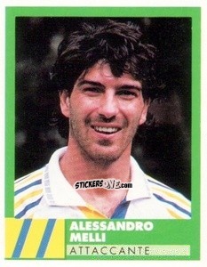 Sticker Alessandro Melli - E Il Calcio 1992-1993 n. 216 - Vallardi