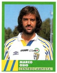 Cromo Marco Osio - E Il Calcio 1992-1993 n. 215 - Vallardi