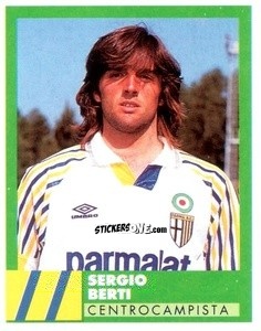 Sticker Sergio Berti - E Il Calcio 1992-1993 n. 221 - Vallardi