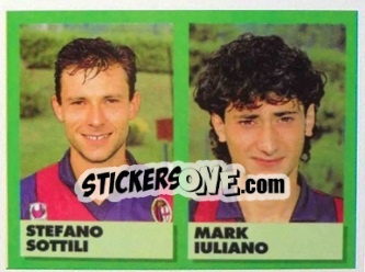 Sticker Stefano Sorrili / Mark Iuliano - E Il Calcio 1992-1993 n. 337 - Vallardi