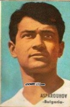 Sticker Georgi Asparuhov - Campeonato Mundial de Fútbol 1966
 n. 62 - DISGRA