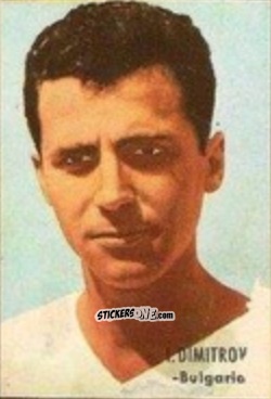 Sticker Dimitrov - Campeonato Mundial de Fútbol 1966
 n. 56 - DISGRA