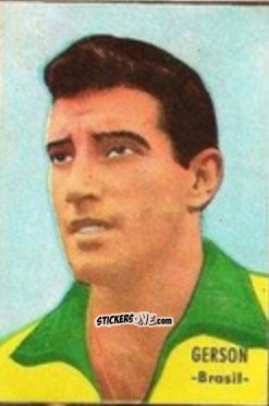 Cromo Gerson - Campeonato Mundial de Fútbol 1966
 n. 39 - DISGRA