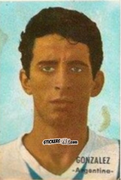 Sticker González - Campeonato Mundial de Fútbol 1966
 n. 30 - DISGRA