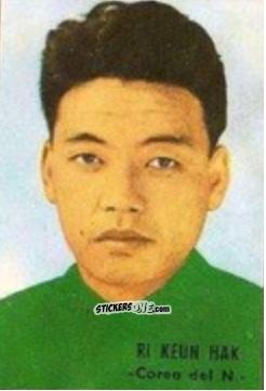Sticker Ri Keun Hak - Campeonato Mundial de Fútbol 1966
 n. 66 - DISGRA