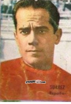 Cromo Suárez - Campeonato Mundial de Fútbol 1966
 n. 109 - DISGRA