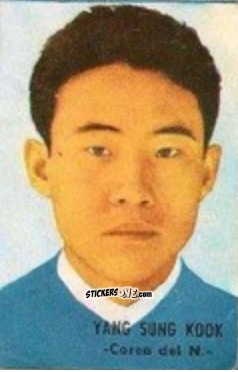 Sticker Yang Sung Kook - Campeonato Mundial de Fútbol 1966
 n. 74 - DISGRA