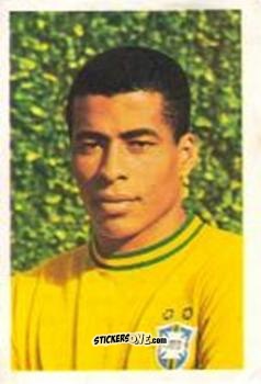 Sticker Jairzinho - World Cup Soccer Stars Mexico 70
 n. 55 - FKS