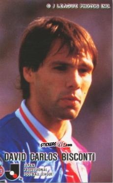 Sticker David Bisconti - J League 1995 n. 179 - calbee
