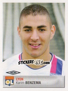 Figurina Karim Benzema - FOOT 2006-2007 n. 180 - Panini