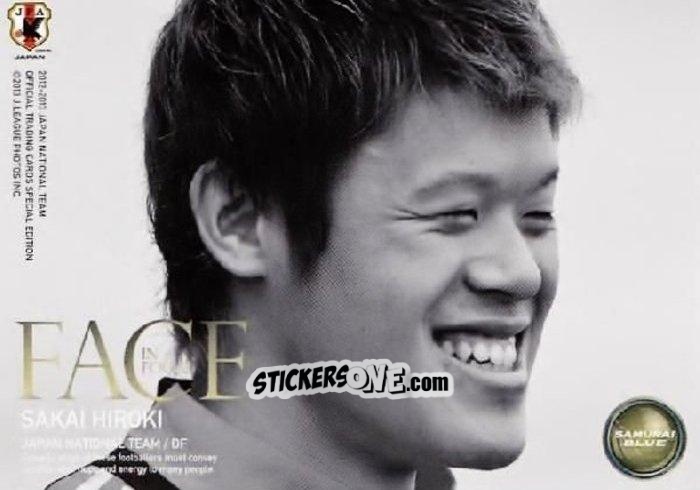 Figurina Hiroki Sakai - Japan National Team 2013 n. 153 - EPOCH