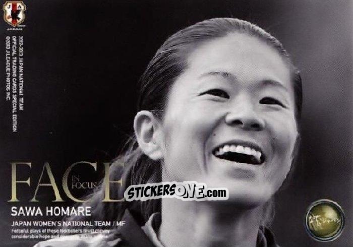 Figurina Homare Sawa - Japan National Team 2013 n. 170 - EPOCH