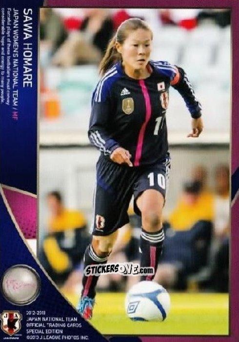 Figurina Homare Sawa - Japan National Team 2013 n. 38 - EPOCH
