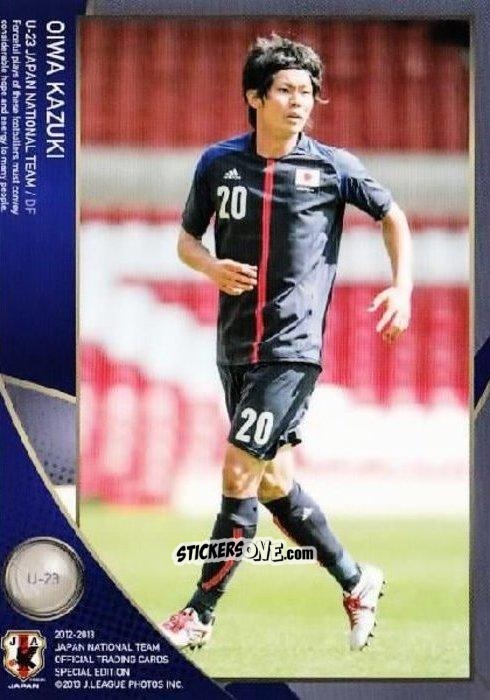 Figurina Kazuki Oiwa - Japan National Team 2013 n. 59 - EPOCH
