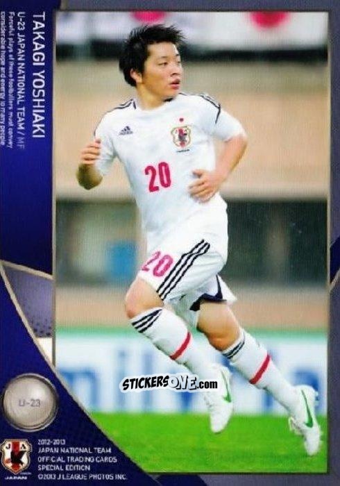 Cromo Yoshiaki Takagi - Japan National Team 2013 n. 75 - EPOCH