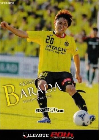Cromo Akimi Barada - J League Official Trading Cards 2013 n. 39 - NO EDITOR