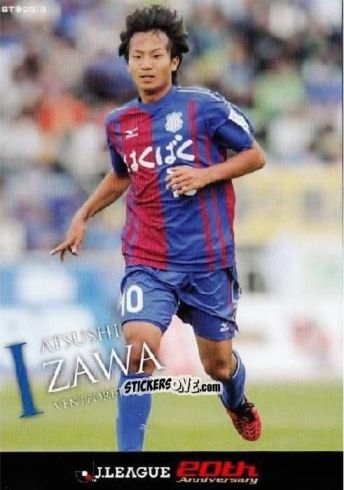 Sticker Atsushi Izawa - J League Official Trading Cards 2013 n. 77 - NO EDITOR