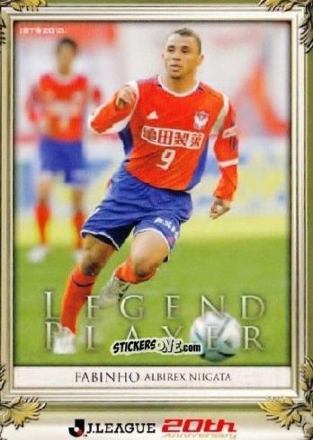 Cromo Fabinho - J League Official Trading Cards 2013 n. 263 - NO EDITOR