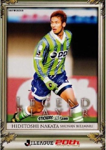 Figurina Hidetoshi Nakata - J League Official Trading Cards 2013 n. 261 - NO EDITOR