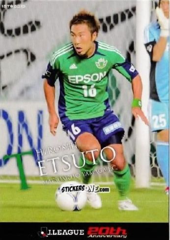 Sticker Hiroshi Tetsuto - J League Official Trading Cards 2013 n. 187 - NO EDITOR