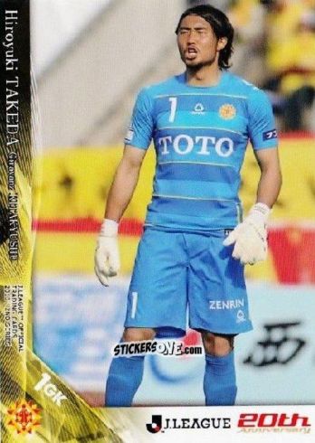 Figurina Hiroyuki Takeda - J League Official Trading Cards 2013 n. 528 - NO EDITOR