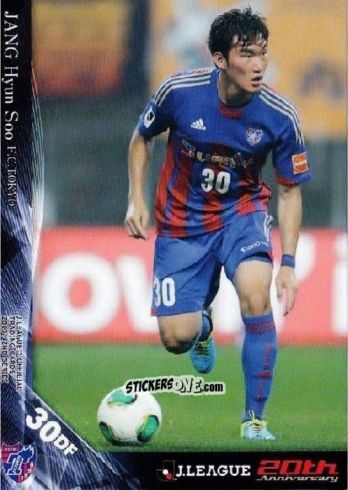 Sticker Jang Hyun Soo - J League Official Trading Cards 2013 n. 346 - NO EDITOR