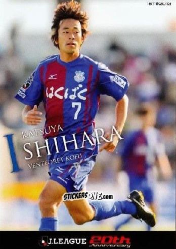 Sticker Katsuya Ishihara - J League Official Trading Cards 2013 n. 76 - NO EDITOR
