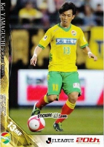 Sticker Kei Yamaguchi - J League Official Trading Cards 2013 n. 460 - NO EDITOR