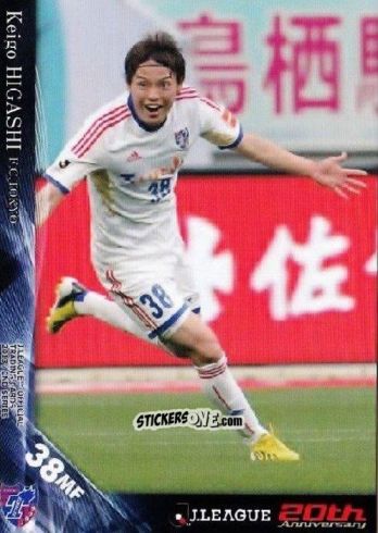Sticker Keigo Higashi - J League Official Trading Cards 2013 n. 348 - NO EDITOR