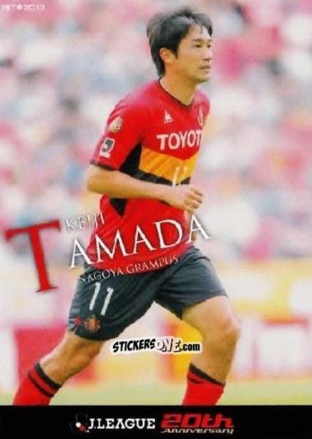 Figurina Keiji Tamada - J League Official Trading Cards 2013 n. 107 - NO EDITOR