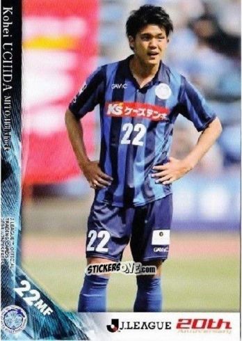 Figurina Kohei Uchida - J League Official Trading Cards 2013 n. 446 - NO EDITOR