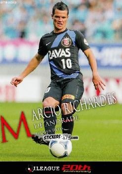 Sticker Marcio Richardes - J League Official Trading Cards 2013 n. 20 - NO EDITOR