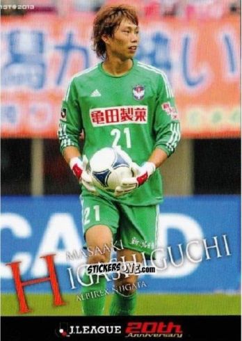 Cromo Masaaki Higashiguchi - J League Official Trading Cards 2013 n. 84 - NO EDITOR