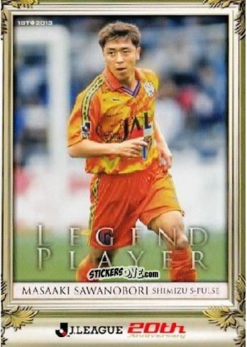 Figurina Masaaki Sawanobori - J League Official Trading Cards 2013 n. 264 - NO EDITOR