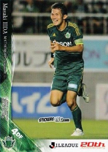 Sticker Masaki Iida - J League Official Trading Cards 2013 n. 473 - NO EDITOR