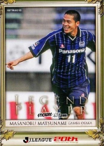 Cromo Masanobu Matsunami - J League Official Trading Cards 2013 n. 283 - NO EDITOR