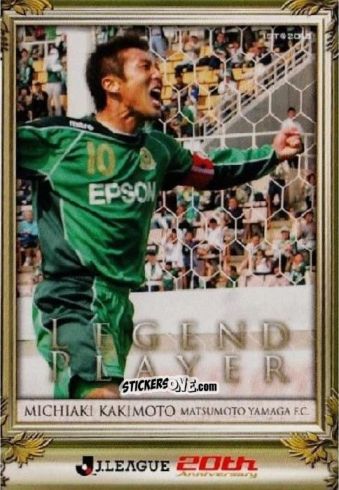 Sticker Michiaki Kakimoto - J League Official Trading Cards 2013 n. 279 - NO EDITOR