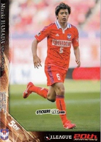 Sticker Mizuki Hamada - J League Official Trading Cards 2013 n. 379 - NO EDITOR