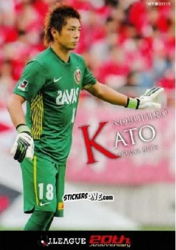 Sticker Nobuhiro Kato - J League Official Trading Cards 2013 n. 22 - NO EDITOR