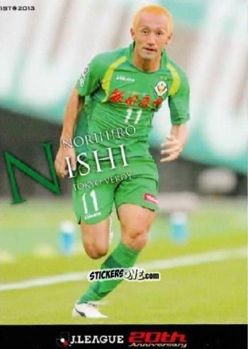 Sticker Norihiro Nishii - J League Official Trading Cards 2013 n. 175 - NO EDITOR