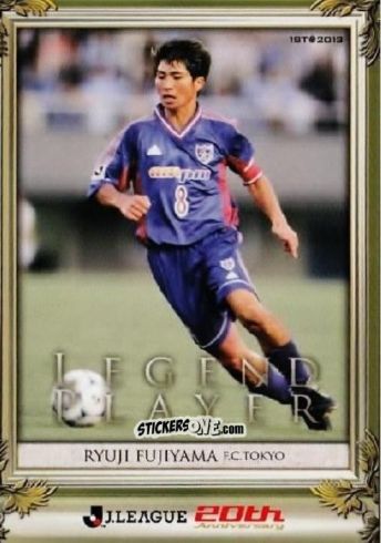 Sticker Ryuji Fujiyama - J League Official Trading Cards 2013 n. 258 - NO EDITOR