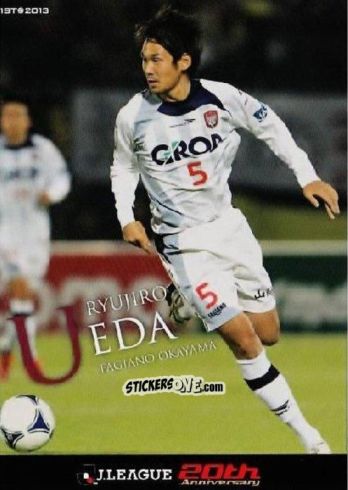 Sticker Ryujiro Ueda - J League Official Trading Cards 2013 n. 220 - NO EDITOR