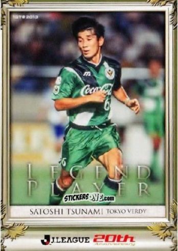 Sticker Satoshi Tsunami - J League Official Trading Cards 2013 n. 277 - NO EDITOR
