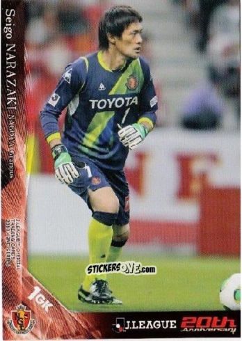 Figurina Seigo Narazaki - J League Official Trading Cards 2013 n. 398 - NO EDITOR
