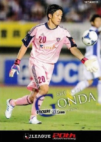 Sticker Shuichi Gonda - J League Official Trading Cards 2013 n. 47 - NO EDITOR