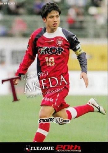 Sticker Tadashi Takeda - J League Official Trading Cards 2013 n. 222 - NO EDITOR