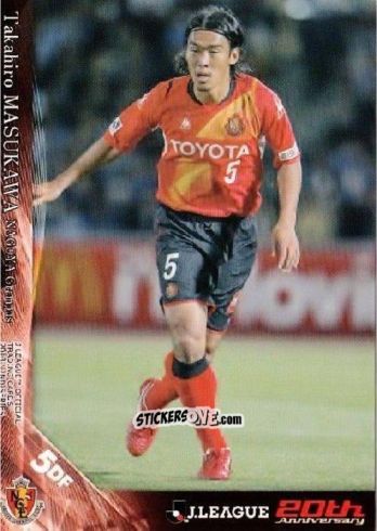 Figurina Takahiro Masukawa - J League Official Trading Cards 2013 n. 399 - NO EDITOR