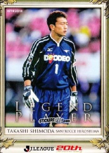 Cromo Takashi Shimoda - J League Official Trading Cards 2013 n. 268 - NO EDITOR