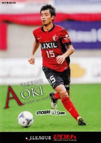 Cromo Takeshi Aoki - J League Official Trading Cards 2013 n. 13 - NO EDITOR