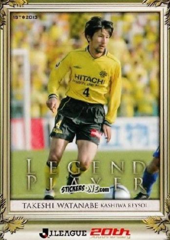 Cromo Takeshi Watanabe - J League Official Trading Cards 2013 n. 257 - NO EDITOR